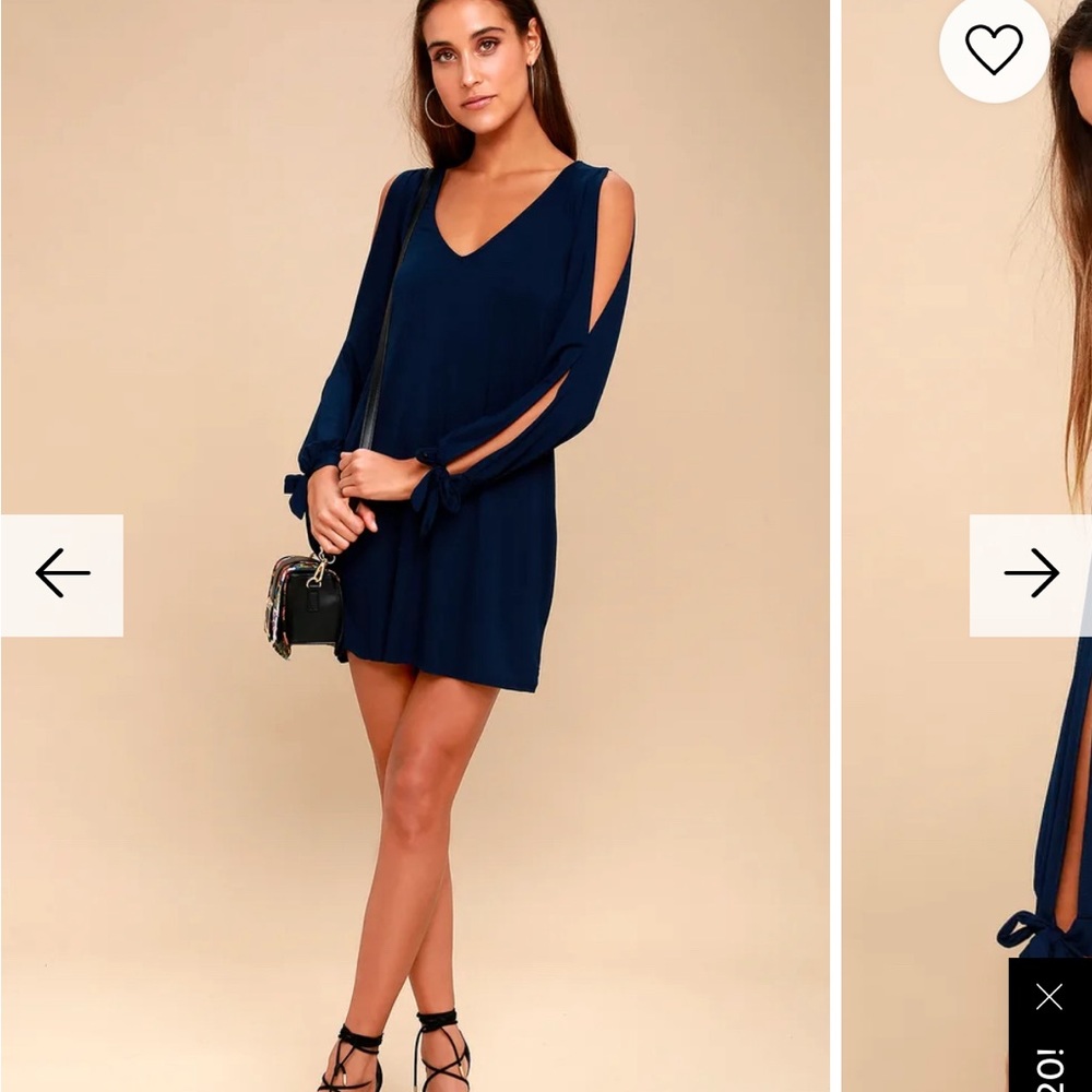 Lulu’s Jersey Knit Long Sleeve Dress - Picture 3 of 3